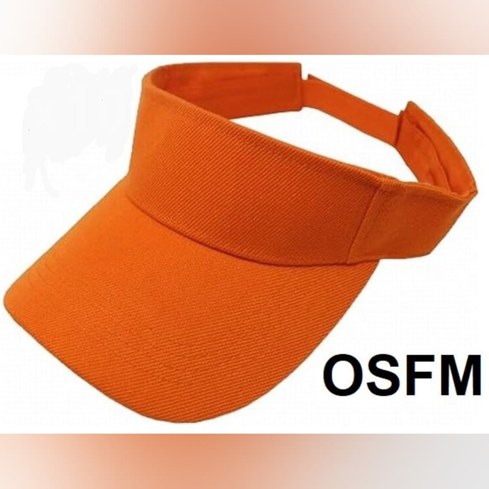 Bright Orange Visor Hat